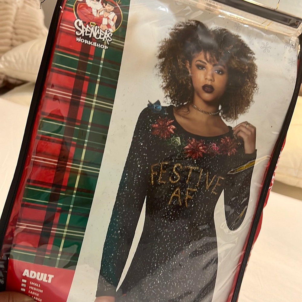 New Spencer’s Ugly Christmas Sweater  dress size Medium